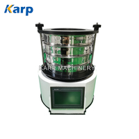 Machine de tamisage vibrante de laboratoire en acier inoxydable avec fonction de minuterie pour tests de tamisage de poudres