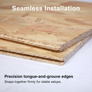 Panneau <span class=keywords><strong>OSB</strong></span> 3 rainuré et langueté, écologique, imperméable, stratifié, <span class=keywords><strong>prix</strong></span> abordable pour revêtements de sol - Product Image 1