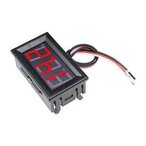Voltmeter Digital 0.56 ", 3 kabel 0-30V <span class=keywords><strong>DC</strong></span> LED voltase Meter merah hijau biru penguji sepeda motor mobil Komponen Elektronik - Product Image 3