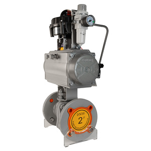 Khí nén Van điều khiển không khí wcb van điều khiển lưu lượng nhiệt độ cao với cấu trúc bóng OEM tùy chỉnh - Product Image 3