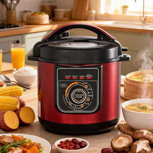 Multifunctional Electric Pressure Cooker Multicooker Commercial Rice Cooker Stainless Steel Inner Pot Kitchen Appliances KC04025 - Product Image 1