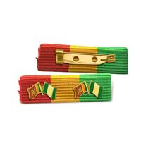 Épingle à médaille personnalisée en forme de designer chinois logo sécurité étoiles médaille ruban barre