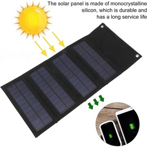 Panneaux solaires monocristallins ALECTER en silicium léger, portables, pliables, mini 30W, efficacité 20%, chargeur solaire USB 5V pour extérieur - Product Image 3