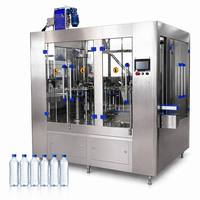 Projet économique d'usine d'eau pure 4000 BPH, machine de remplissage d'eau en bouteille entièrement automatique à petite échelle