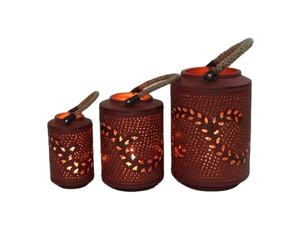 Premium Handcrafted European Style <b>Outdoor</b> Courtyard Shabby Chic Home Decoration Antique Black Garden <b>Hanging</b> Metal Lantern - Product Image 2