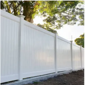 8x8 vinyl fence/ 8ft high PVC privacy fence