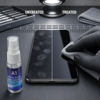 Protecteur d'écran liquide de qualité industrielle A1, nano micro-silice, essence céramique invisible modifiée anti-rayures, Guangdong