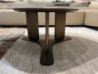 Ensemble de tables basses dorées de luxe Mobilier de salon/salle à manger rond en marbre au design moderne pour la maison