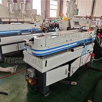 Haute vitesse formant la machine fil/câble Conduit tuyau extrudeuse PP PE PVC PA simple paroi ondulé tuyau flexible ligne d'extrusion