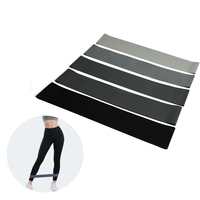 Ensemble de bandes de résistance à boucle élastique avec logo personnalisé de bandes d'exercice d'entraînement de gymnastique en latex naturel bandes d'étirement de forme physique