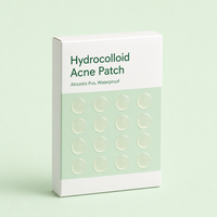 Patch Hydrocolloïde Invisible pour l'Acné, Absorbe Pus et Fluides, Autocollant Invisible pour les Imperfections, Couvre-Boutons Imperméable pour le Visage, Soin de la Peau