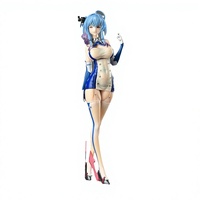 Figurine de bateau féminin Azur Lane Saint Louis, modèle d'anime, ornement de bureau, figurine de beauté anime