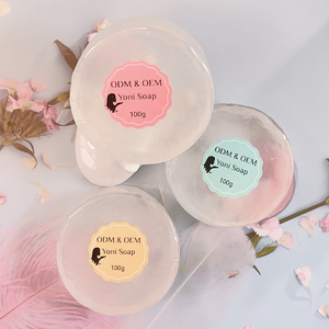 Prodotto per la cura femminile per lo sbiancamento vaginale e l'esfoliante per la saponetta di cristallo 100% naturale del marchio Yoni - Product Image 1