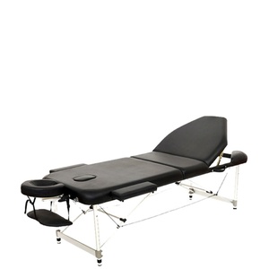 Portable Folding Lightweight Aluminum Durable Adjustable Metal Bed Body Tattoo Bed Massage Table