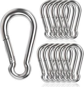 Vente en gros directe usine : Mousquetons de sécurité en acier inoxydable 304 316 avec ressorts pour l'escalade - Product Image 5