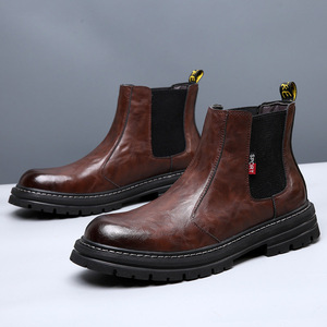 <span class=keywords><strong>Botas</strong></span> nuevas <span class=keywords><strong>Botas</strong></span> <span class=keywords><strong>de</strong></span> trabajo <span class=keywords><strong>de</strong></span> <span class=keywords><strong>moda</strong></span> <span class=keywords><strong>de</strong></span> cuero para <span class=keywords><strong>hombre</strong></span> <span class=keywords><strong>Botas</strong></span> <span class=keywords><strong>de</strong></span> <span class=keywords><strong>hombre</strong></span> Chelsea <span class=keywords><strong>de</strong></span> fondo grueso Retro - Product Image 6