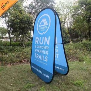 Oferta Especial: Banner Triangular Plegable Portátil de Alta Calidad con Logotipo Personalizado para Ferias Comerciales - Product Image 3