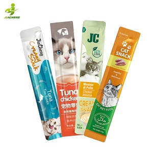 Logo personnalisé sachet d'échantillon instantané petit 15g de purée humide pour <span class=keywords><strong>chat</strong></span> friandises pour animaux de compagnie emballage Sanck pochette alimentaire sacs à bâtonnets - Product Image 2