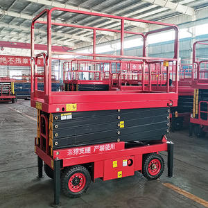 מעלית מספריים ניידת 8 מטר 500 ק\"ג להרמה חיצונית, פלטפורמת הרמה הידראולית, להרמת ציוד ותחזוקה - Product Image 6