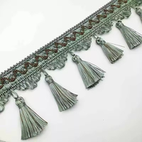 Frange de rideau élégante en dentelle décorative pour la maison, accessoires de bricolage pour rideaux de fenêtre et draperies