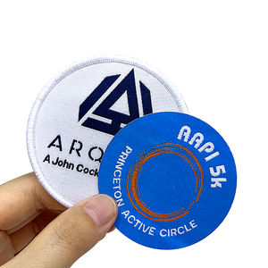 Écussons 3D en chenille personnalisés, écologiques, à coudre ou thermocollants, motifs fleurs et cœurs pour vestes et chapeaux - Product Image 1