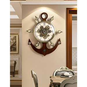 Orologio <span class=keywords><strong>da</strong></span> <span class=keywords><strong>Parete</strong></span> 2025 Armens Design Originale Stile Retrò Analogico al Quarzo Materiale Metallico Industriale con Batteria AA - Product Image 2