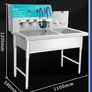 Machine commerciale de lavage, nettoyage, séchage, désinfection et stérilisation de chaussures, semi-automatique et semi-manuelle pour usage commercial - Product Image 6