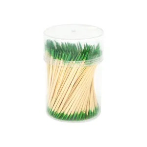 Disposable Teeth Cleaning Tools Bamboo Toothpicks With Mint Taste