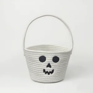 Seau citrouille d'Halloween effrayant, sac portable pour tout-petits pour la collecte de bonbons, panier à bonbons citrouille pour enfants, cadeau - Product Image 4