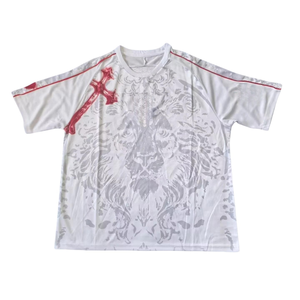 <span class=keywords><strong>Maillot</strong></span> de football rétro pour homme, style sportif respirant, rayures violettes, club de football, saison 1995-97, Angleterre, extérieur - Product Image 4