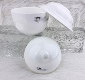 Service de vaisselle en porcelaine chinoise minimaliste, style oriental simple, en céramique, pour salon de thé et maison - Product Image 4