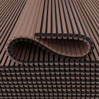Panneau acoustique mural en bois Akupanel personnalisé, panneau absorbant le son en polyester pour la décoration intérieure