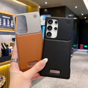 เคสโทรศัพท์แม่เหล็กหรูหราสำหรับ Samsung S25 Ultra พร้อมกลิ่นหอมอโรมาเธอราพี  วัสดุหนังแบบไร้ขอบ ป้องกันแรงกระแทก สำหรับ S24 - Product Image 1