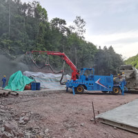 Pulverizador de Concreto Húmedo de Alto Rendimiento con Diagnóstico Remoto por GPS para un Fácil Mantenimiento