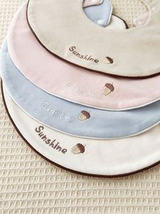 Paños absorbentes de primera calidad para recién nacidos, baberos de algodón, baberos impermeables para bebés para derrames y vómitos, adecuados tanto para niños como para niñas - Product Image 6