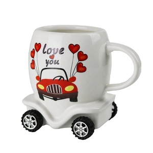 Handmade Car <strong>Mug</strong> With Wheel Ceramic <strong>Mugs</strong> Funny <strong>Cool</strong> <strong>Mug</strong> - Product Image 1