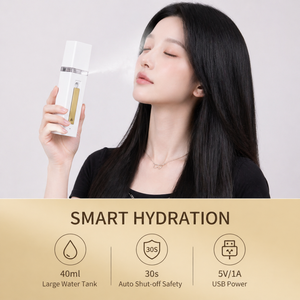 Rociador <span class=keywords><strong>Facial</strong></span> Portátil para la Piel, Rociador de Niebla Nano Recargable por USB, Diseñado para Hidratar el Rostro y Mantener la Piel Humectada - Product Image 4