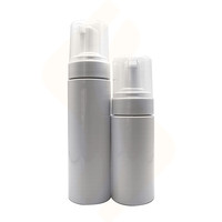Bouteilles à pompe moussantes en plastique blanches personnalisées avec logo pour emballage de crème pour le visage et de shampoing