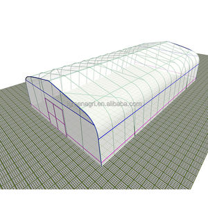 <span class=keywords><strong>Serre</strong></span> agricole en acier galvanisé avec couverture en film pour la culture de légumes et de fleurs - Product Image 2