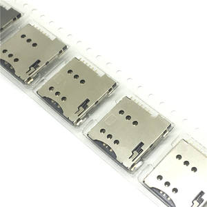 Emplacement pour carte SIM Micro SIM 6P adaptateur de support de carte à 6 broches connexion pour téléphone Type auto-push - Product Image 2