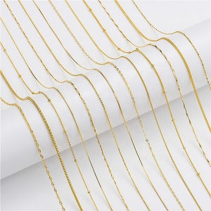 <span class=keywords><strong>Cadena</strong></span> <span class=keywords><strong>de</strong></span> <span class=keywords><strong>plata</strong></span> <span class=keywords><strong>de</strong></span> ley 925 chapada en oro para mujeres y hombres, joyería <span class=keywords><strong>de</strong></span> alta calidad, <span class=keywords><strong>precio</strong></span> al por mayor - Product Image 2