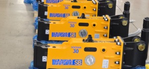 SOOSAN SB30 ชุดหัวเจาะไฮดรอลิกแบบกล่อง คุณภาพสูง สำหรับรถขุดขนาดเล็ก รถตักล้อยาง Bob Cat สำหรับเจาะหินแข็ง - Product Image 5