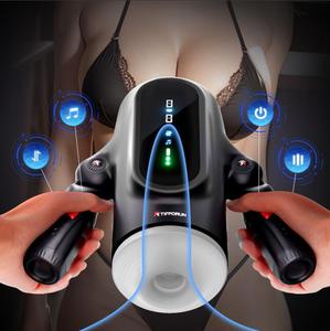 Masturbatore Automatico Iron Man '<span class=keywords><strong>Six</strong></span> Weapons' con Vibrazioni, Riscaldamento, Suoni e Design con Impugnatura - Product Image 2