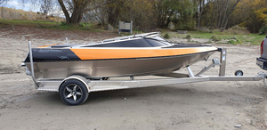 Ecocampor 14ft V-Hull River Jet Boat de luxe professionnel à vendre - Product Image 5