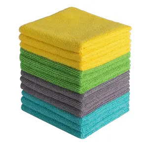 Handuk Dapur Microfiber, Kain Pembersih Mikrofiber-12 Pak, Handuk Dapur Serat Mikro, Bebas Serat, Multi Fungsi, Penyerap Tinggi