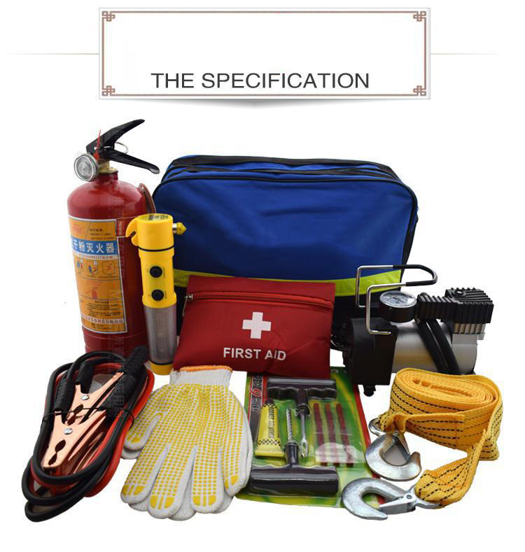 Emergency Auto Tools Auto Emergency Kit Survival Kit with Warning