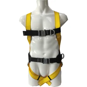 100% polyester 4 hanging point fall arrest dorsal d-ring safety harness safety belt