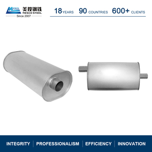 SUS409 AISI441 1,4509 1,4301 SS304 трубы из нержавеющей стали DX53D AS120 алюминиевые стальные трубы для глушителя выхлопной системы - Product Image 2