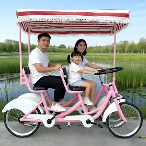 Vélo <span class=keywords><strong>tandem</strong></span> durable, antirouille et stable pour les clubs de cyclisme amateur, les excursions touristiques et les trajets panoramiques. - Product Image 1