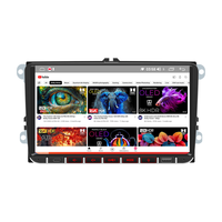 Système de navigation GPS 2din, Carplay sans fil, Android Auto, type-C, écran tactile Android 9 pouces, autoradio Android pour VW